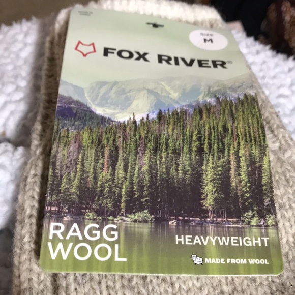 Fox River Ragg Wool Heavyweight Mitt/Mittens Brown Tweed Medium NWT Wool Blend - Picture 2 of 5